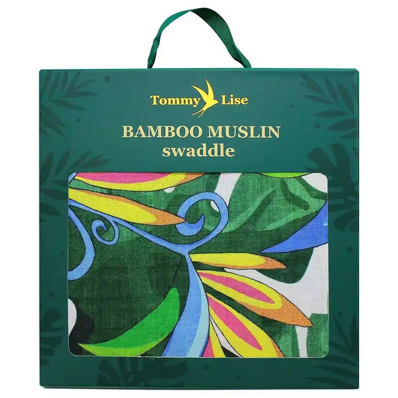 Tommy Lise Muslin Swaddle – Lush Garden (120x120cm)