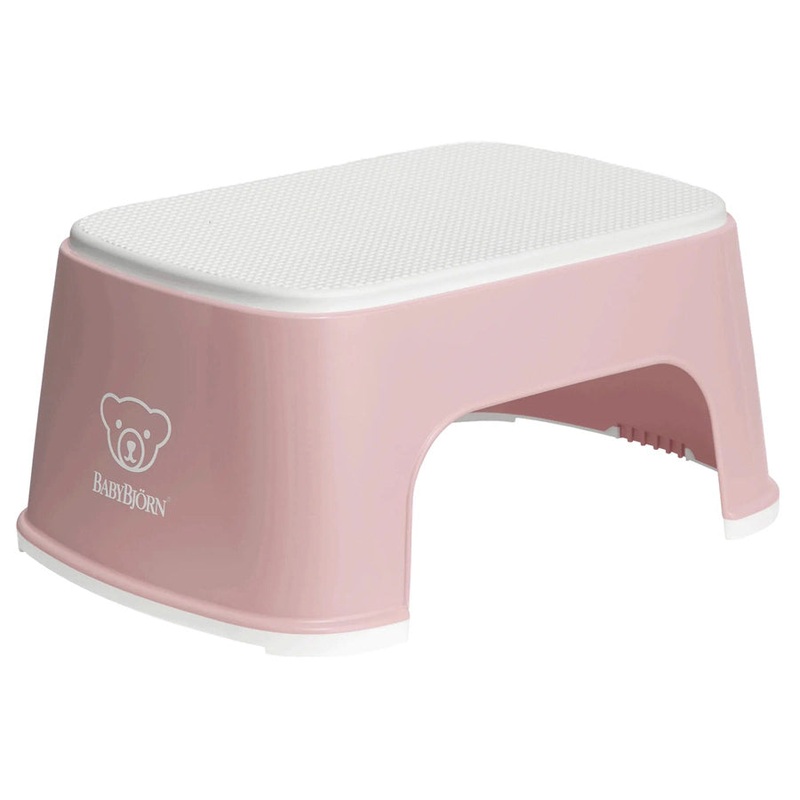 BabyBjorn Step Stool (Powder Pink/White)