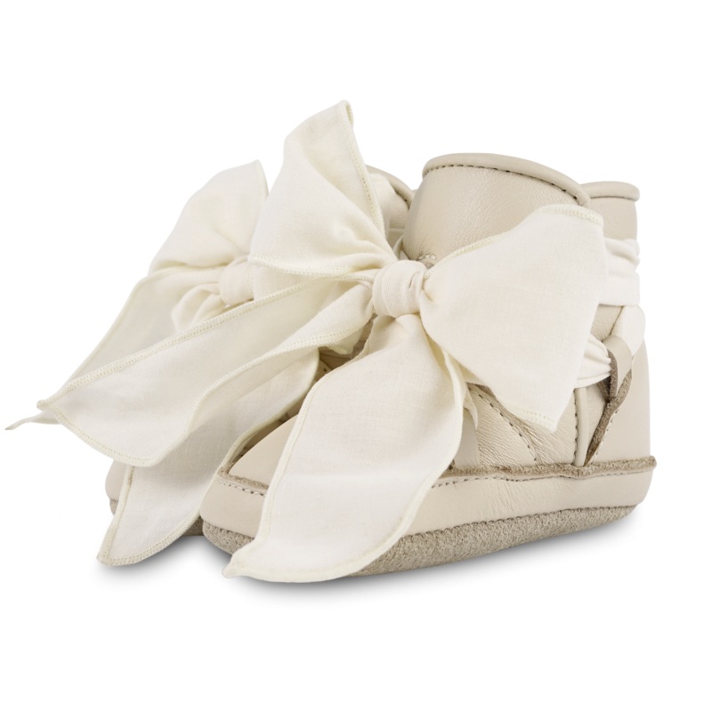 Anouk Booties | Cream Leather