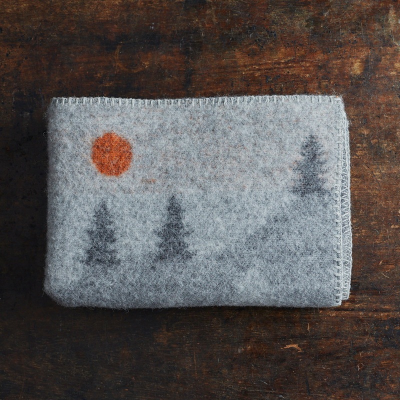 Lambswool Hike Baby Blanket/Swaddle – Grey