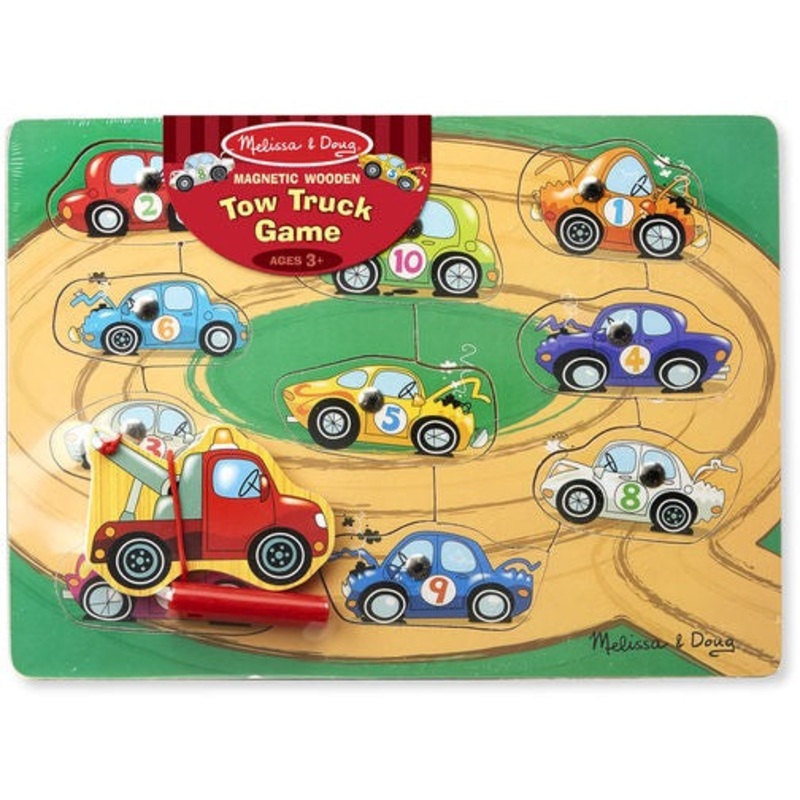 Tow Truck Magnetic Puzzle Game