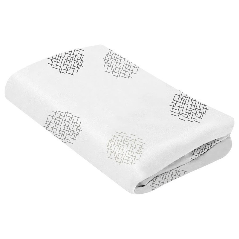 4moms MamaRoo Sleep Bassinet Sheet White Crosshatch