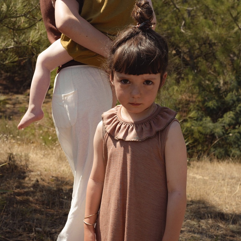 Wren Dress – Merino Wool & Silk – Orchid