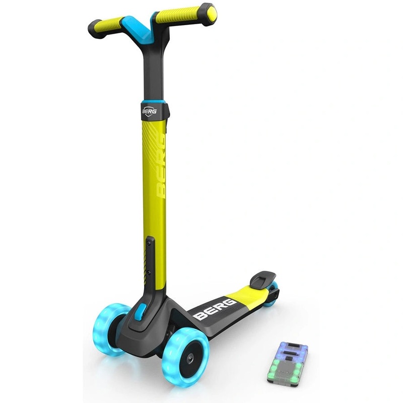 BERG Nexo Foldable Lights LED – Deck Scooter (Lime)