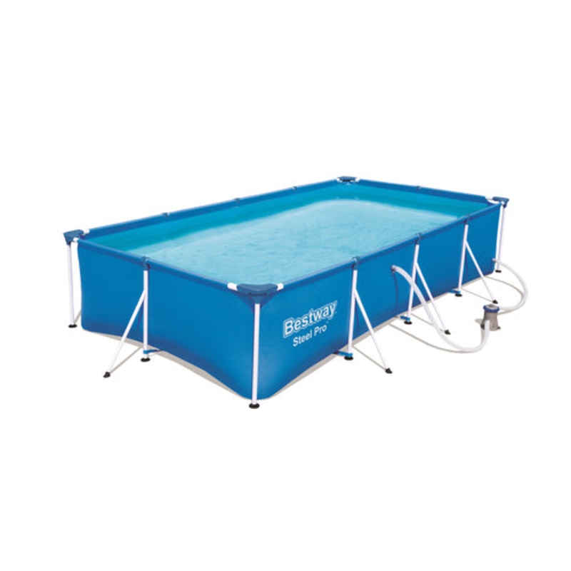Bestway 5700L Family Splash Frame Pool Set (157 x 83 x 32/4.0m x 2.11m x 81cm)