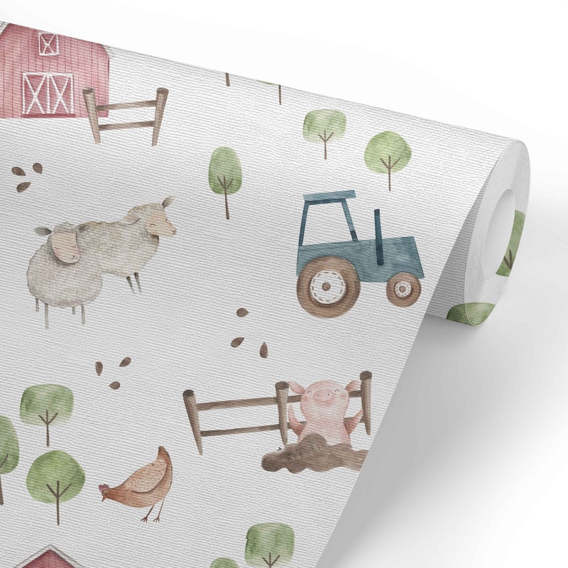 Frankie’s Farm Party Removable Wallpaper