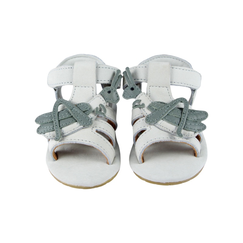Tuti Sky Sandals | Grasshopper | Light Grey Nubuck