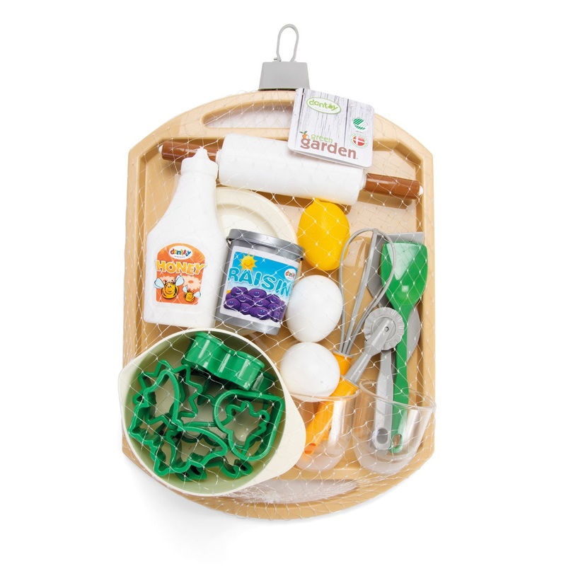 Dantoy Green Garden Baking Set on Tray in net