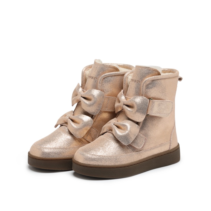 Isa Exclusive Boots | Powder Metallic Leather