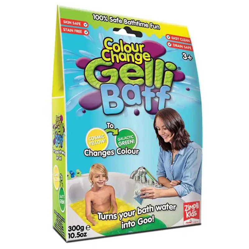Zimpli Kids Colour Change Gelli Baff 300g (Cosmic Yellow)