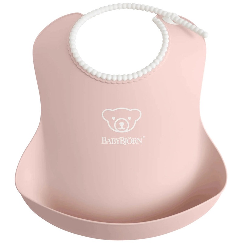 BabyBjorn Baby Bib (Powder Pink)