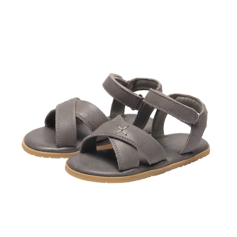 Qotis Sandals | Grey Leather