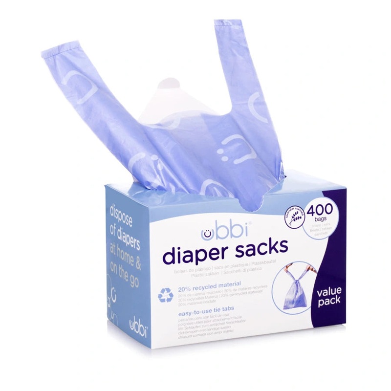 Ubbi Diaper Sacks Pack Of 400 (Periwinkle)