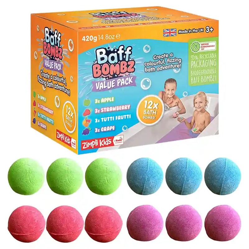 Zimpli Kids Baff Bombz Bath – Pack of 12