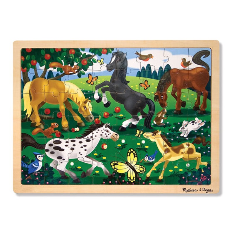 Frolicking Horses Jigsaw Puzzle – 48 Pieces