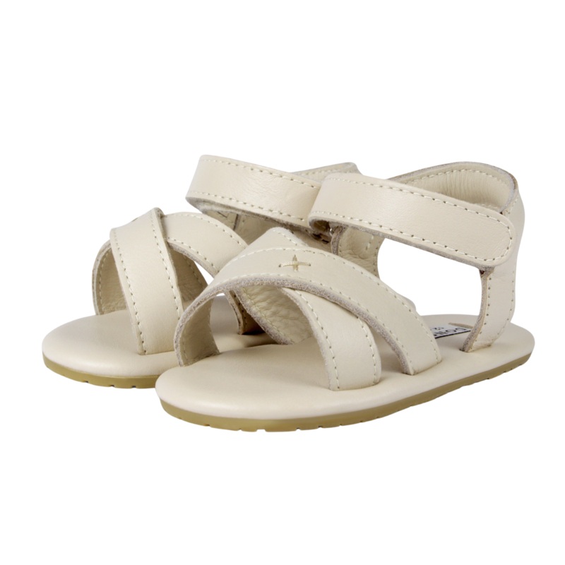 Tobi Sandals | Cream Leather