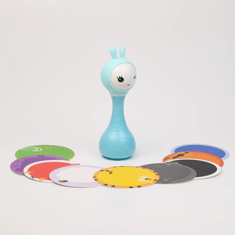alilo Smarty Bunny Rattle – Blue