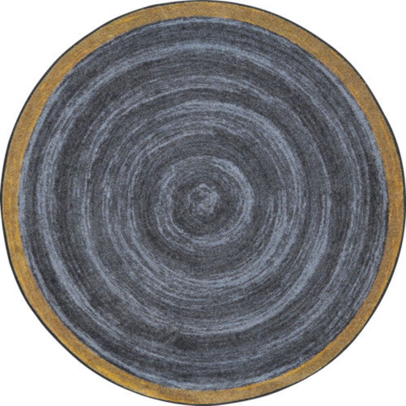 Feeling Natural Rug, 13’2″ Round, Slate