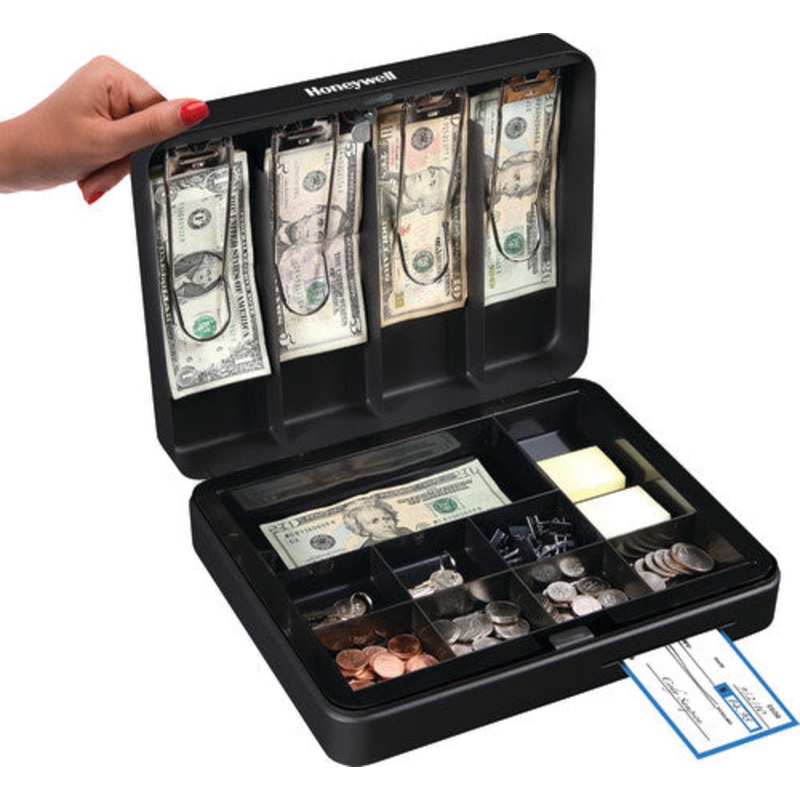 Honeywell Steel Cash Box, Deluxe