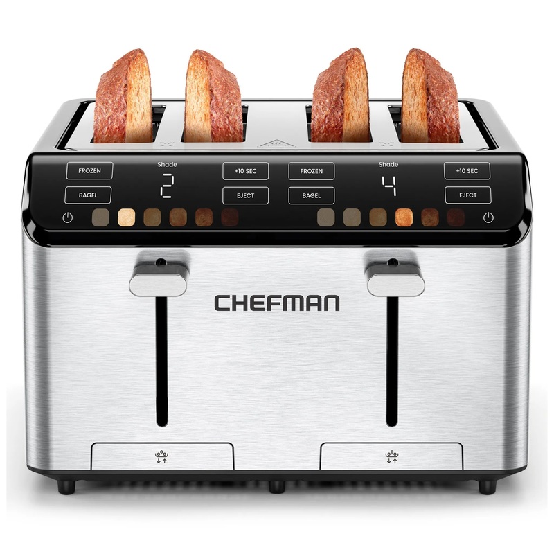 Smart Touch 4 Slice Digital Toaster  Stainless Steel (See Description)