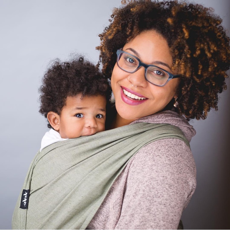 XOXO Buckle Wrap Baby Carrier, Eco2 Collection – Olive Juice
