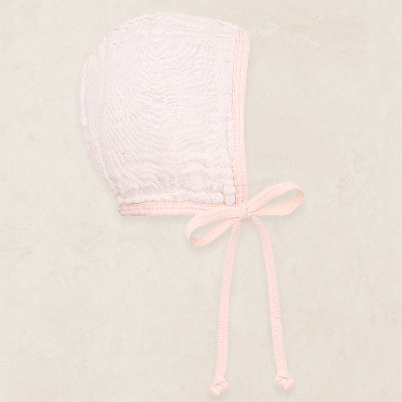 Cloud Muslin Bonnet – Blush