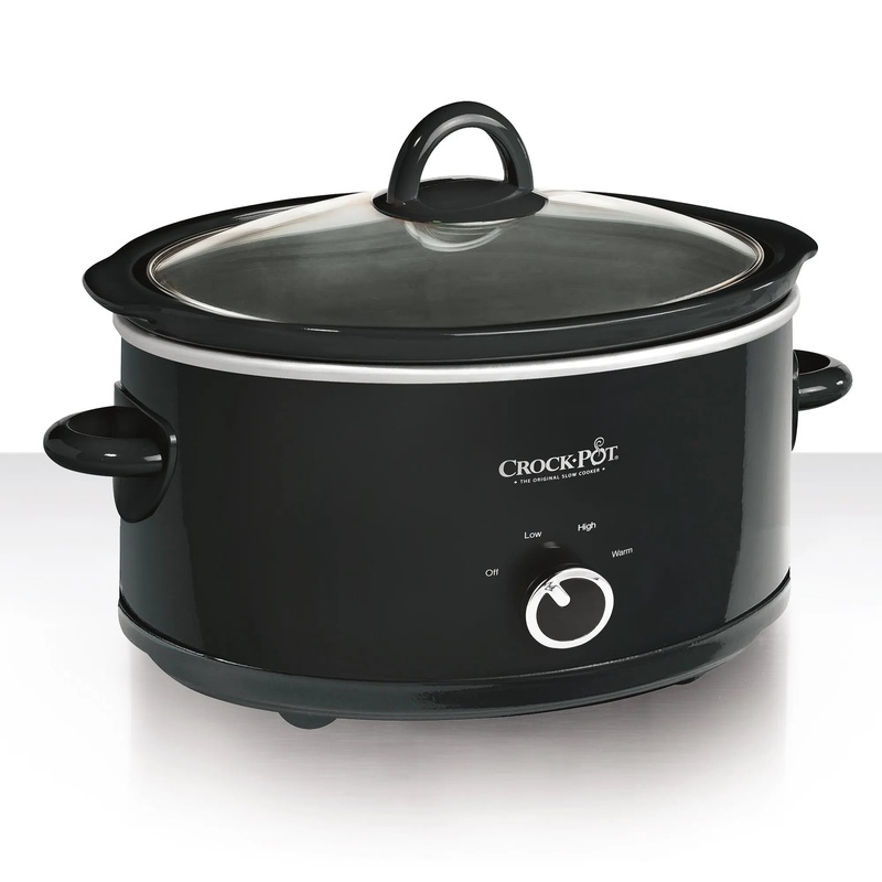 Crock-Pot 7-Quart Manual Slow Cooker Black