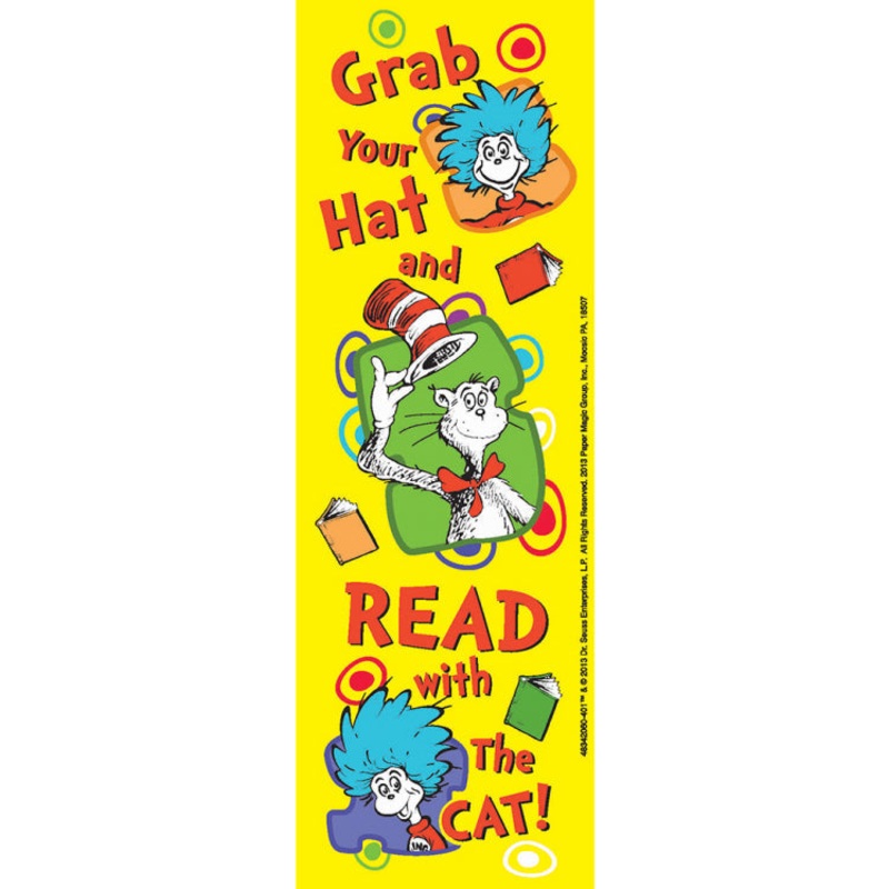 Dr. Seuss Grab Your Hat Bookmarks