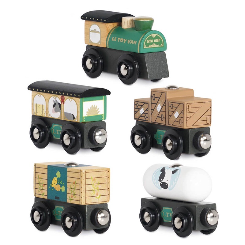 Great Green Train and Goods Wagons