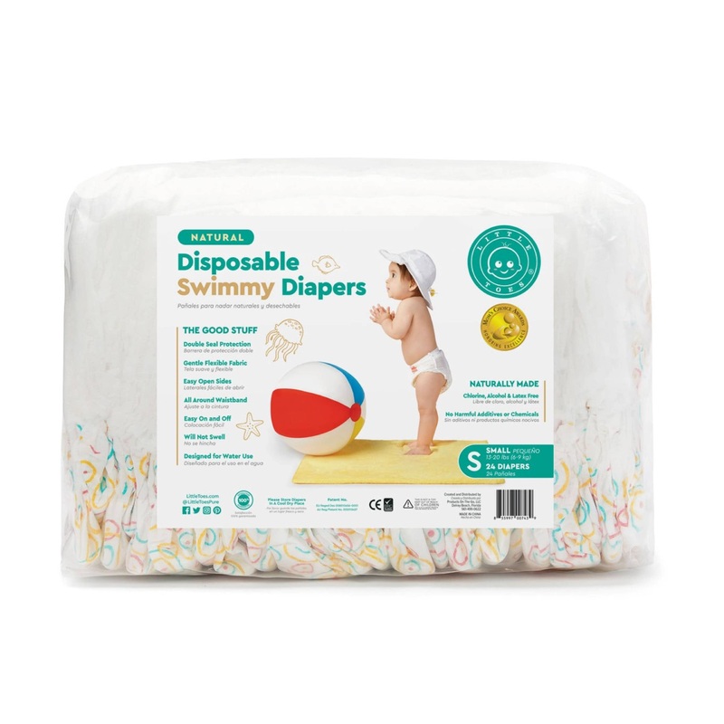 Little Toes Natural Disposable Swimmy Diapers 24 Pack