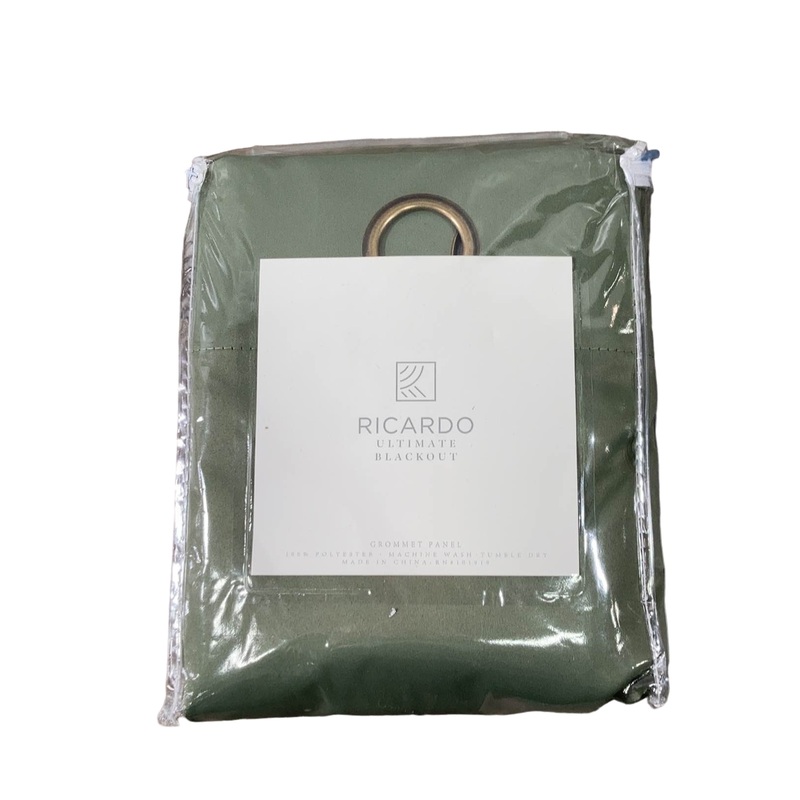 Ricardo Trading Ultimate Grommet Panel Blackout Curtain, 56″x84″, Sage