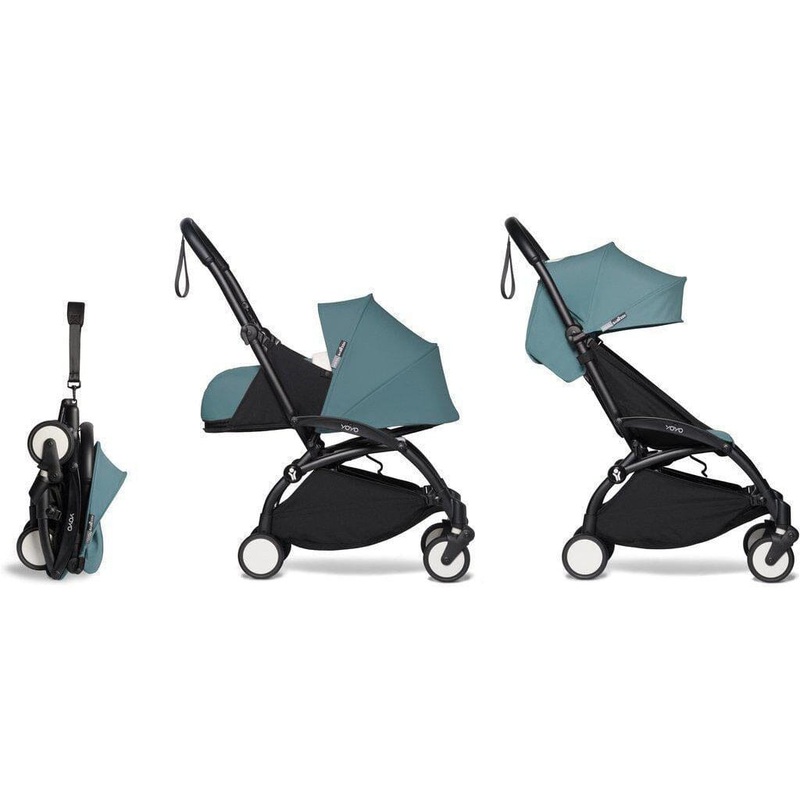Stokke YOYO2 Complete Bundle: Stroller Frame, 0+ Newborn Pack and 6+ Color Pack