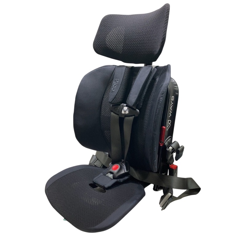 WAYB Pico Portable Car Seat Bundle, 2022, Jet, With Travel Bag