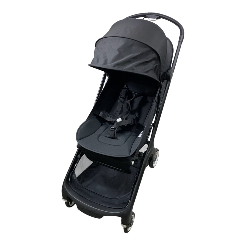 Bugaboo Butterfly Stroller, 2024, Black, Midnight Black, Midnight Black