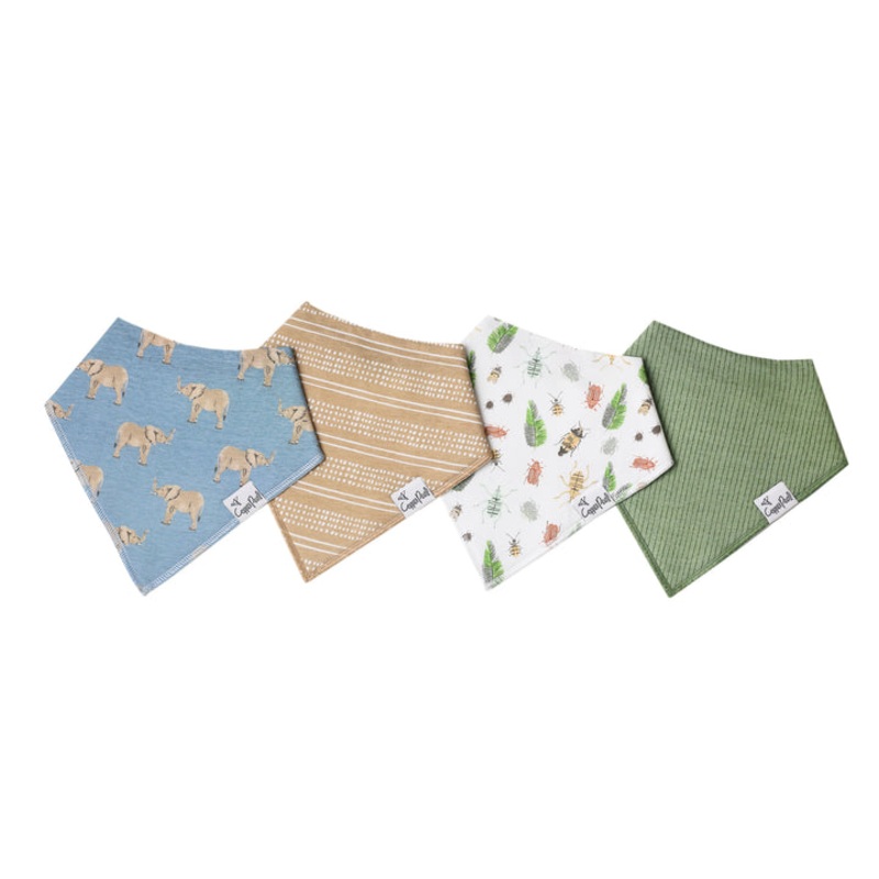 Copper Pearl Baby Bandana Bibs | Peanut