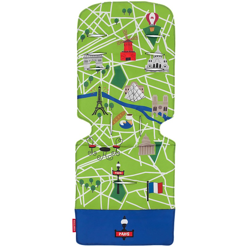 Maclaren Universal Stroller Liner – Paris City Map