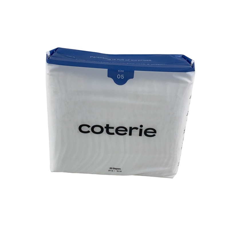 Coterie Size 5 Diapers, 22 Count