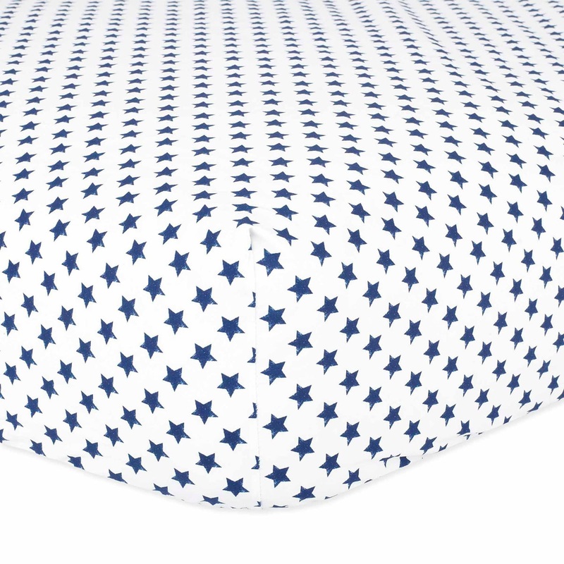 Just Born Crib Sheet – Vintage Sports Stars