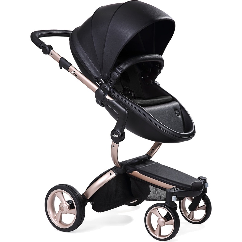 Mima G4 Xari Complete Stroller Bundle – Rose Gold –  Black / Black (Albee Exclusive)