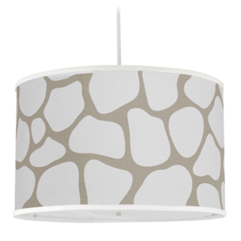 Oilo Cobblestone Large Cylinder Light in Taupe