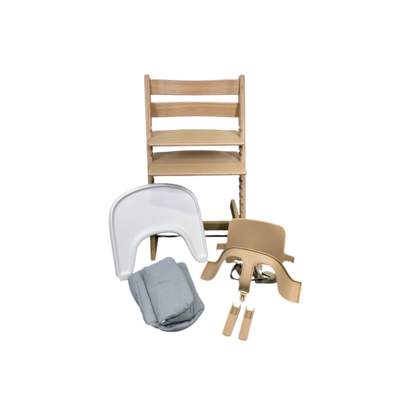 Stokke Tripp Trapp Complete High Chair, 1, Nordic Blue, Oak Natural