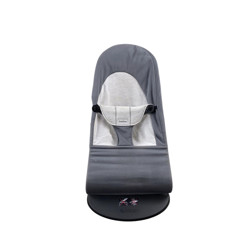 BabyBjorn Bouncer Balance, Black Frame, Dark Grey/Grey