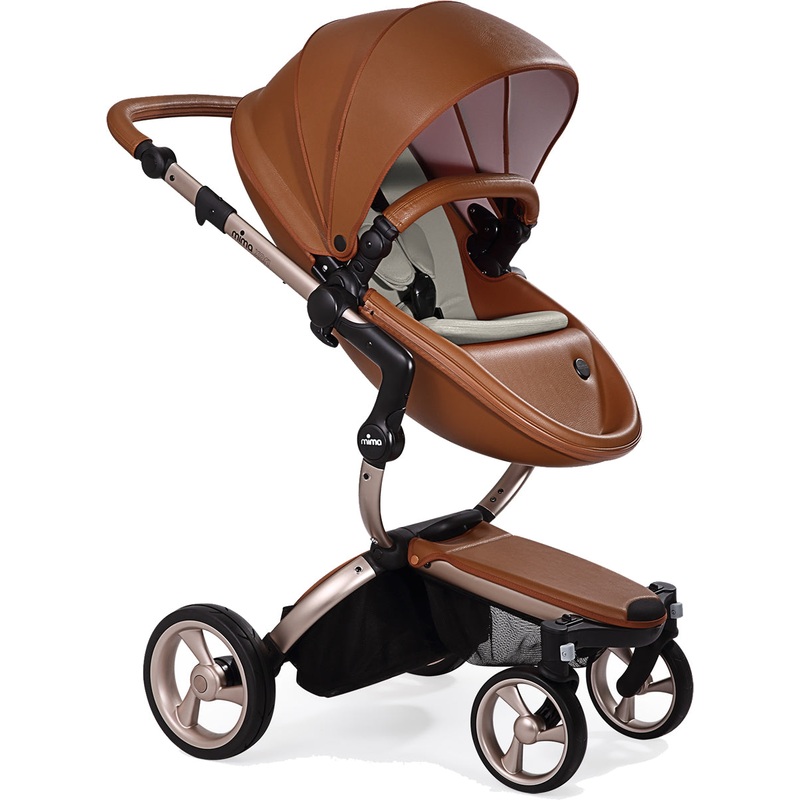 Mima 2019 Xari Complete Stroller, Rose Gold – Camel / Stone White