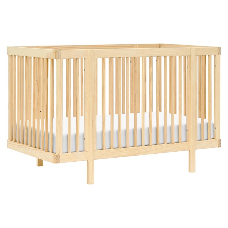Babyletto Pogo 8-in-1 Convertible Crib w/All-Stages Conversion Kits – Blonde