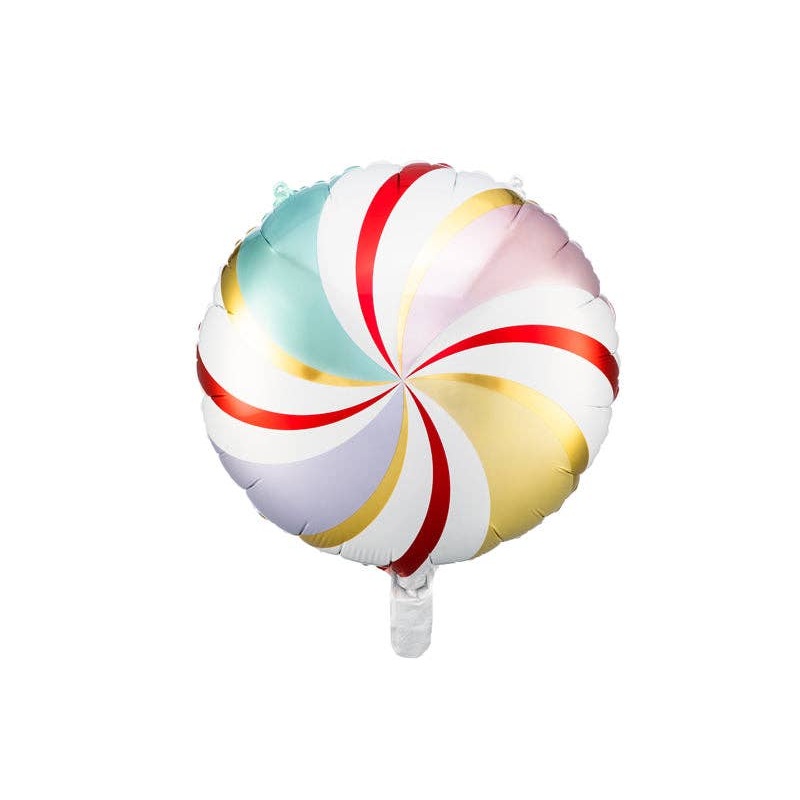 Candy Foil Balloon – Glossy Finish in Mixed Colors | 14 Inches Party Decor