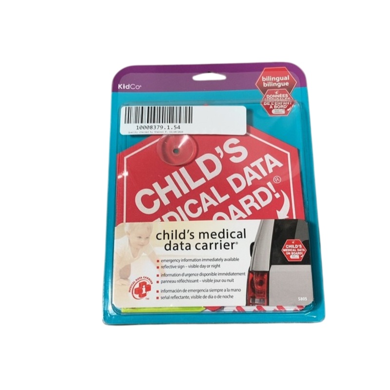 KidCo Medical Data Carrier