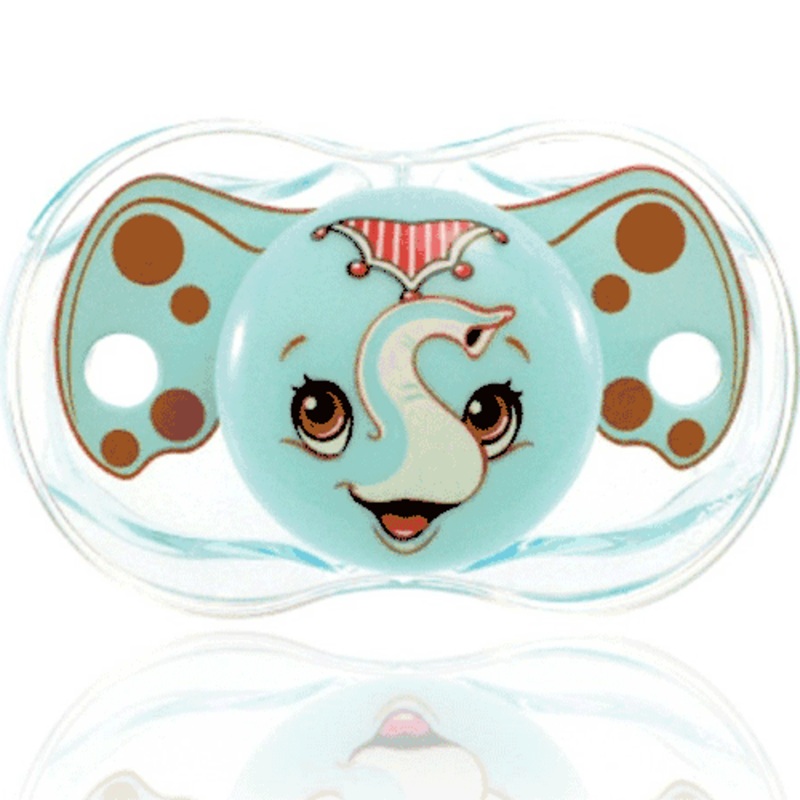 Razbaby Keep it Kleen Pacifier in Elfy Elephant