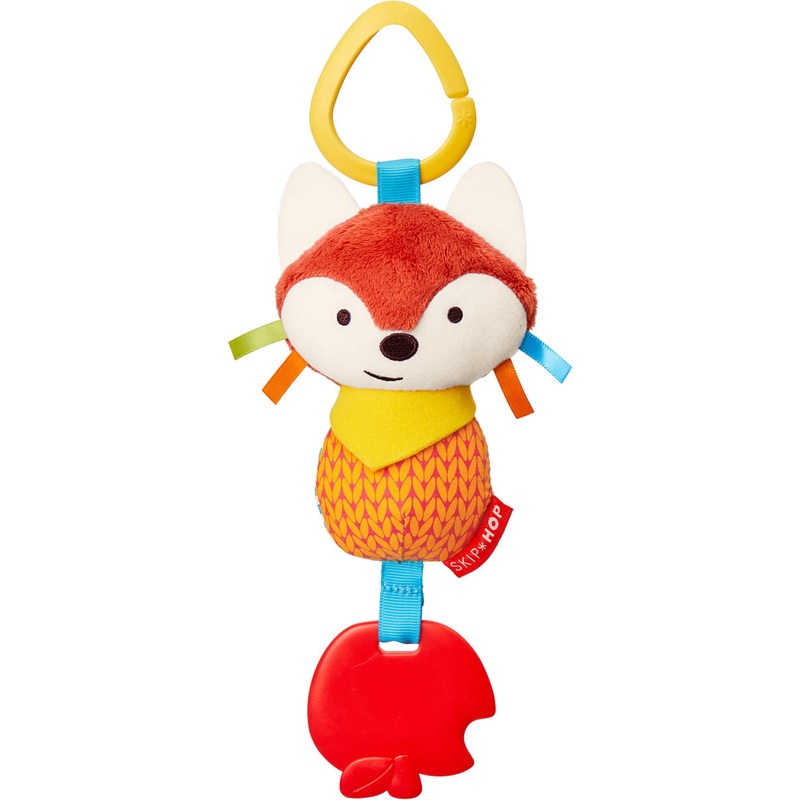 Skip Hop Bandana Buddies Chime & Teethe Toy – Fox