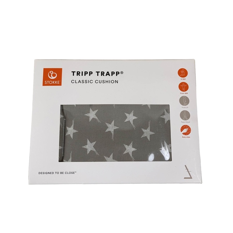 Stokke Tripp Trapp Classic Cushion, Grey Star, Version 1.0