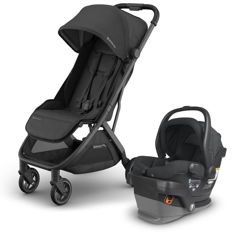 UPPAbaby Minu V3 Compact Stroller + Mesa V2 Travel System Bundle – Jake / Jake